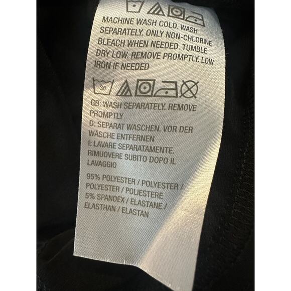 Every Day by Susan Graver Regular Liquid Knit Jogger Black Women's Plus Size 3X - Picture 6 of 12